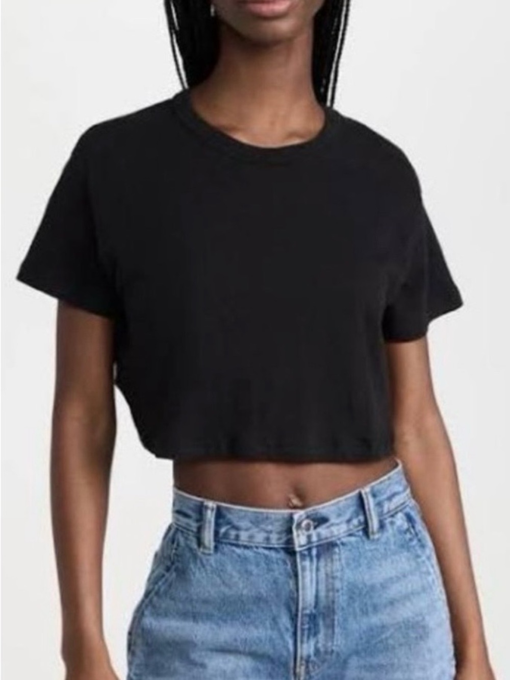 Leset NWT Laura Crop Boxy Tee, XS